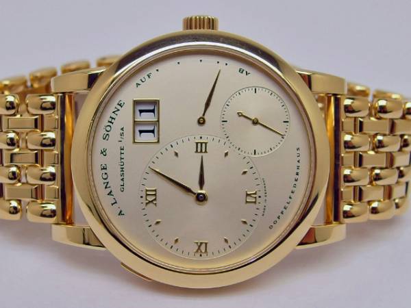 101.021 LANGE 1 mit abnehmbaren Goldband